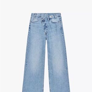 Zara Light Blue Flare Jeans